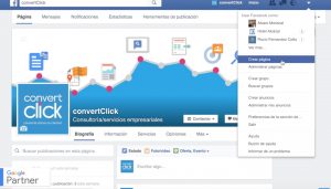 convertclick crear pagina fans facebook