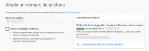 adwords express telefono